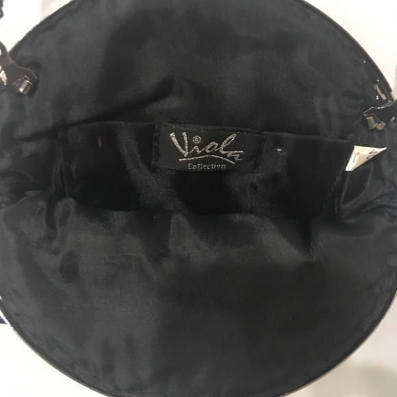Black Beaded Purse - Viola Collection - Picture 5 of 5